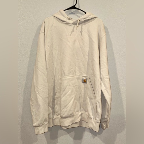 Carhartt Other - Carhartt Off-White Loose Fit Hoodie | Men’s Large | Cozy Neutral